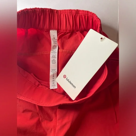 Lululemon Your True Trouser NWT High Rise Crop 4 Carnation Red Lululemon $128
